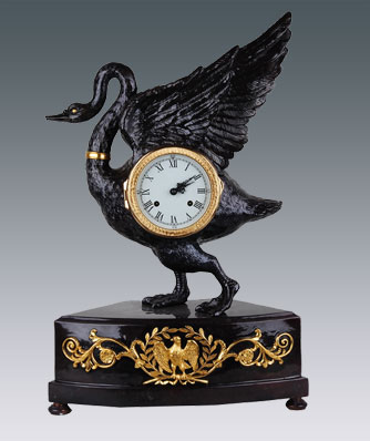 Mechanical bronze clock_JMT1025