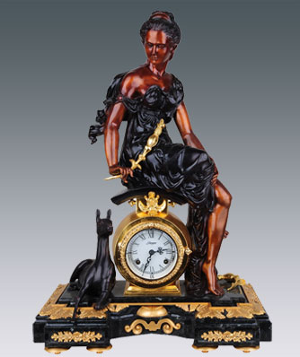 Mechanical bronze clock_JMT(S) 1010